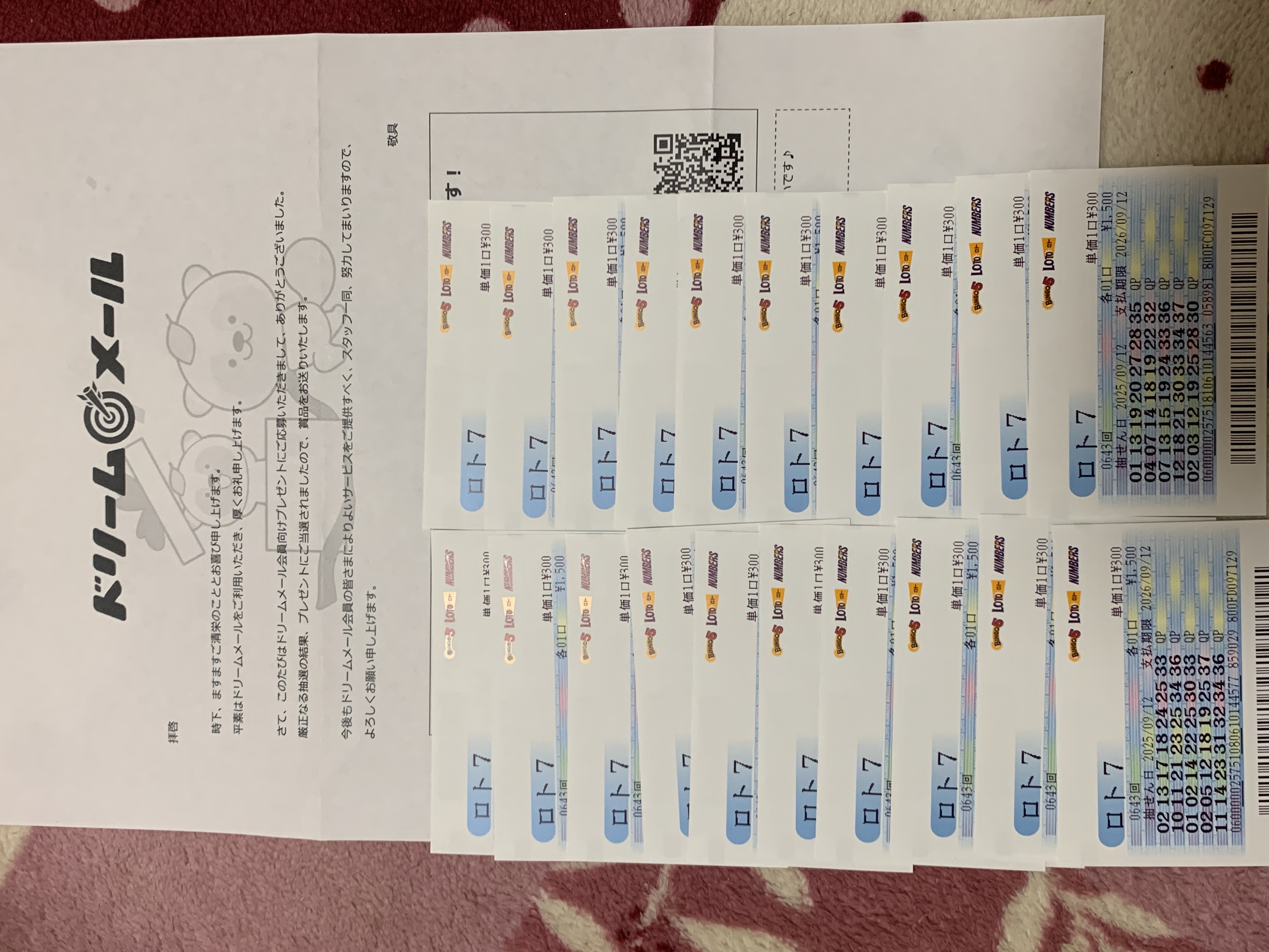 高額当選の期待大！ロト7 １００口に当選