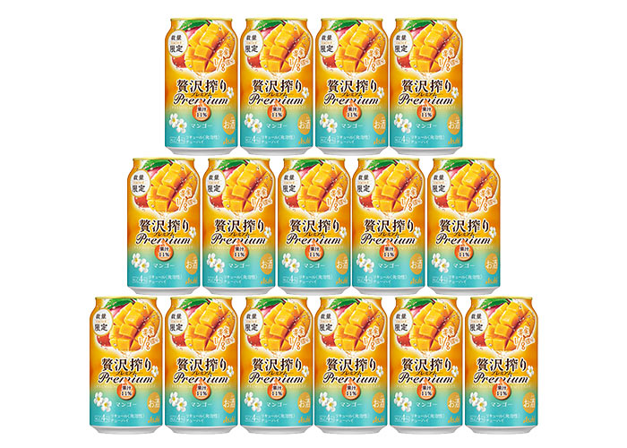 アサヒ贅沢搾りプレミアムマンゴー350ml 缶 24本