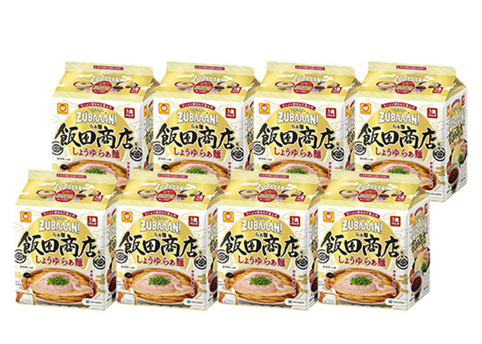 マルちゃんＺＵＢＡＡＡＮ！ 飯田商店監修しょうゆらぁ麺 (3食×9袋)