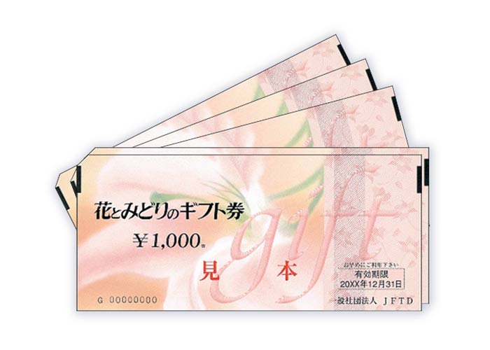 花とみどりのギフト券 5000円分【毎プレ】