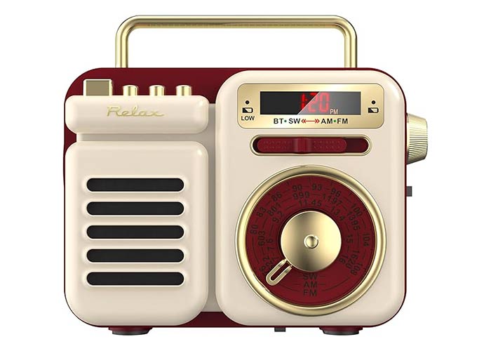 RELAX マルチレトロラジオ (多機能防災ラジオ)　※1983カラー