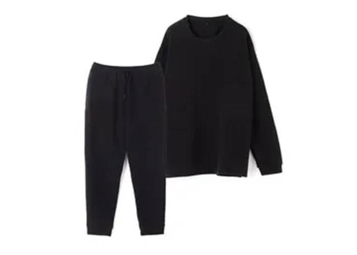 AOKI リカバリーウェア 上下セット (あったかフリース)　※ブラック Mサイズ