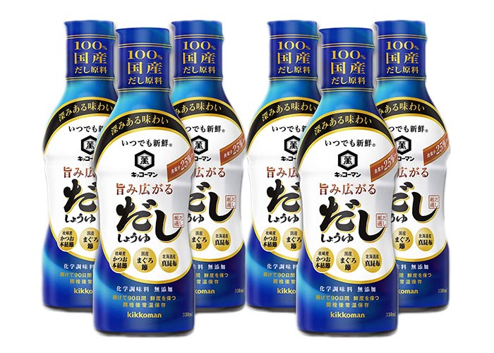 キッコーマン 旨み広がるだししょうゆ (計6本)
