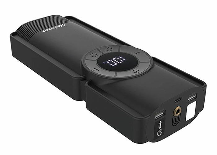 カシムラ 電動コンプレッサー付き ジャンプスターター