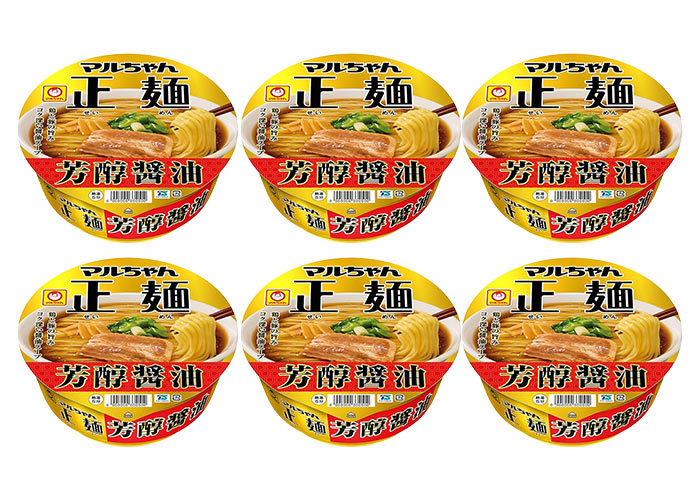 マルちゃん正麺 カップ 芳醇醤油 (120g×12個)