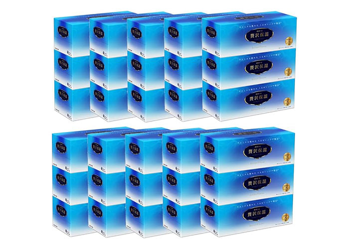 エリエール ティッシュ 贅沢保湿（200組×30箱）