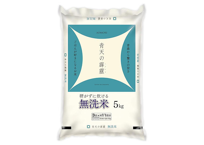 パールライス 青森県産 白米 青天の霹靂 無洗米 (5kg)