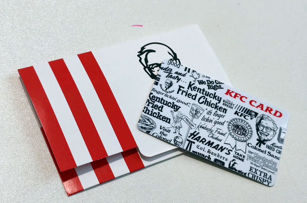 KFCカード 5000円分【本日限定】に当選
