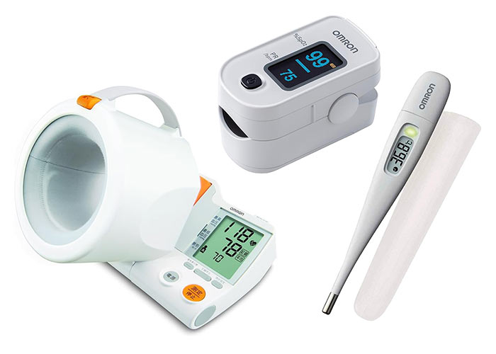 オムロン 健康管理３点セット（ 血圧計/パルスオキシメータ/電子体温計）
