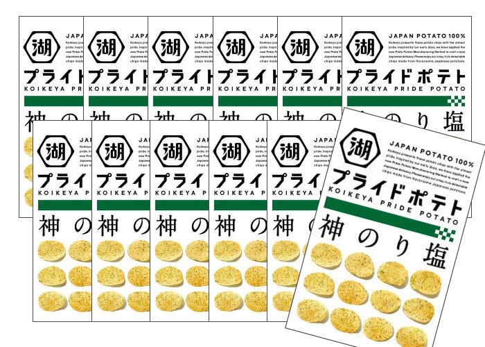 湖池屋プライドポテト 神のり塩 (12袋)