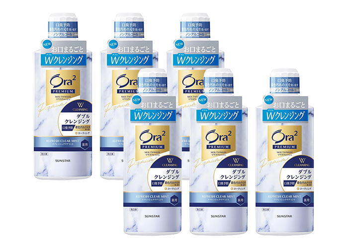Ora2 プレミアム マウスウォッシュ ダブルクレンジング（6本セット）