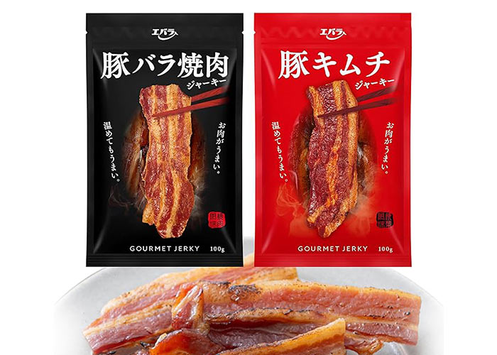 エバラ 豚バラジャーキー 焼肉味&キムチ味セット