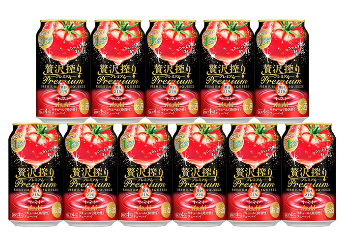 贅沢搾り プレミアムトマト アサヒ チューハイ350ml×24本