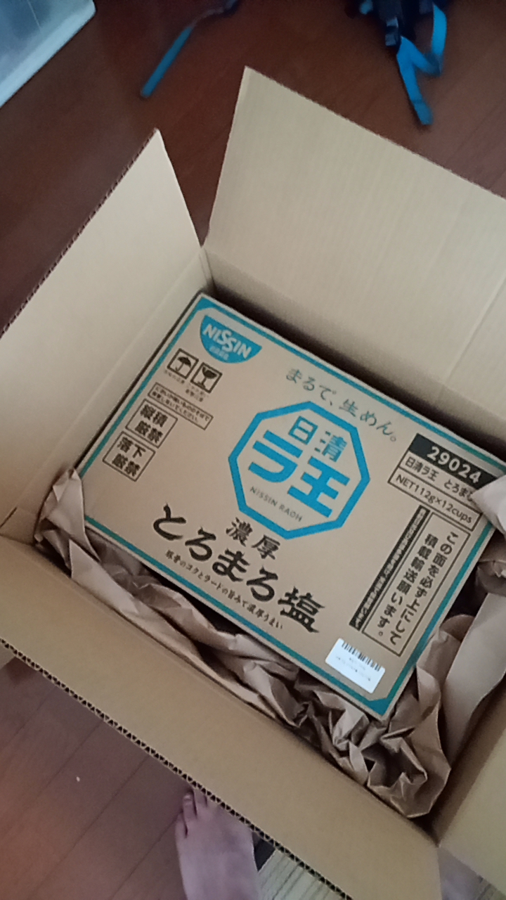 日清 ラ王 とろまろ塩 (112g×12個)に当選