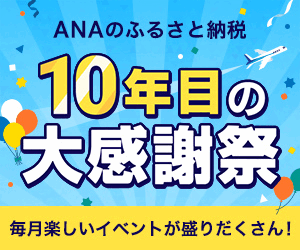 マイルが貯まる【ANAのふるさと納税】